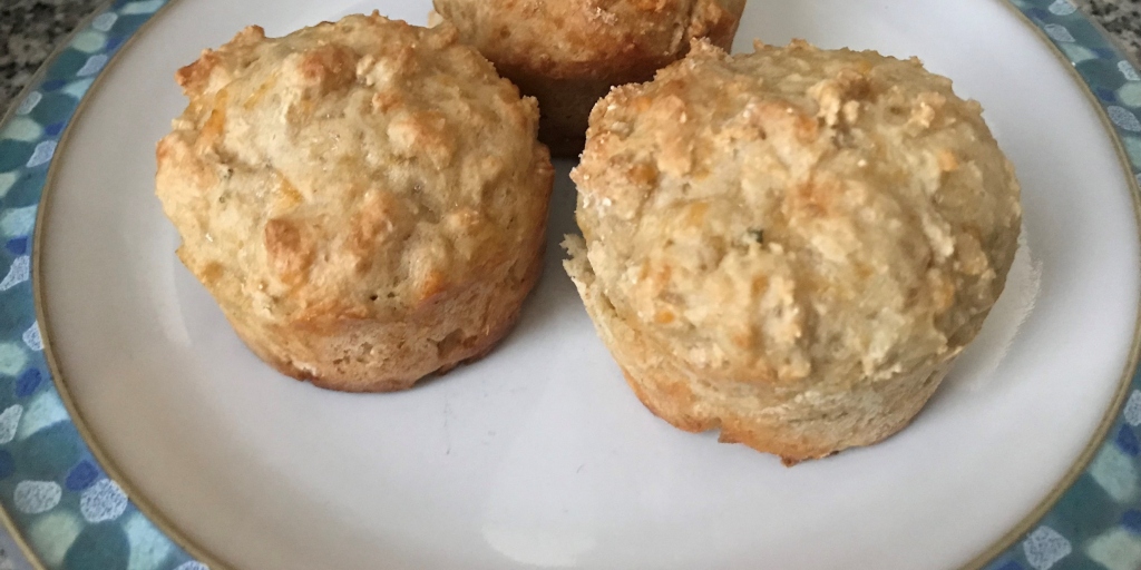 Meatless Friday Fluffy Rosemary Cheddar Biscuits